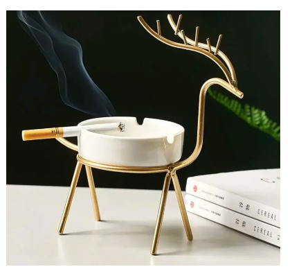 Ashtray Deer ceramic