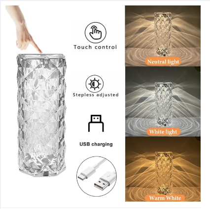 Crystal Table Lamp