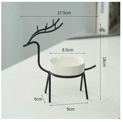 Ashtray Deer ceramic